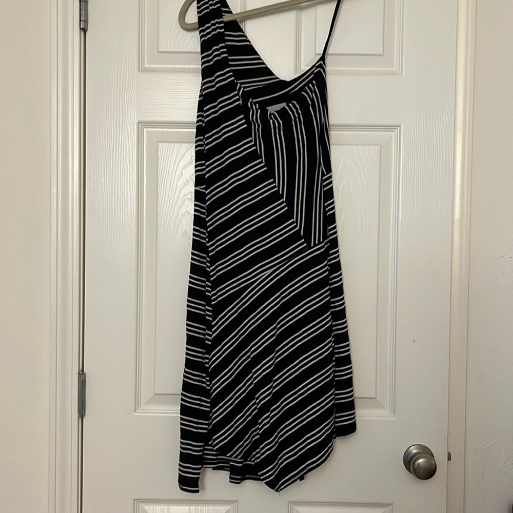 Anthropologie one shoulder dress